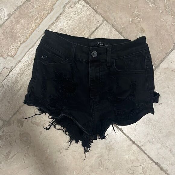 Kancan ball l denim distressed shorts size 25 (3) - a bit of stretch, true to sz - Picture 1 of 4